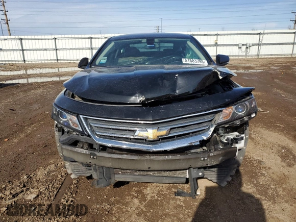 2017 Chevrolet Impala LT with VIN 2G1105SA2H9132422, listed as a Copart auction lot 51583795 with 126,686 mi miles and Salvage Title. Bid and sale history available at DreamBid. Image 5.