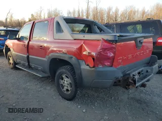 2004 Chevrolet Avalanche Z71 with VIN 3GNEK12T84G203109, listed as a Copart auction lot 80121304 with 150,453 mi miles and Salvage Title. Bid and sale history available at DreamBid. Image 2.