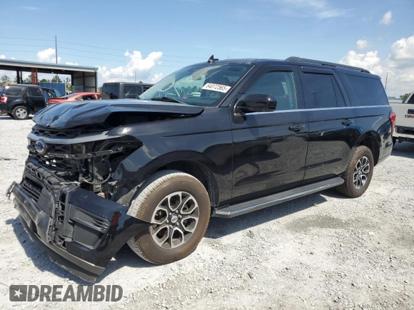 2022 Ford Expedition Max XLT z VIN 1FMJK1JT3NEA27230, wystawiony jako Copart lot #64072565 z przebiegiem 83 346 mil mil oraz Czysty tytuł • Clean title. Historia ofert i sprzedaży dostępna na DreamBid. Obrazek 1.