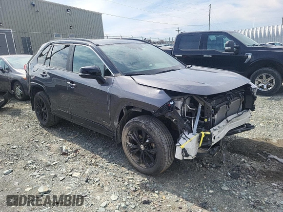 2023 Toyota RAV4 Hybrid XSE with VIN 2T35WRFVXPW176393, listed as a Copart auction lot 58304415 with 50,998 mi miles and Salvage title. Bid and sale history available at DreamBid. Image 4.