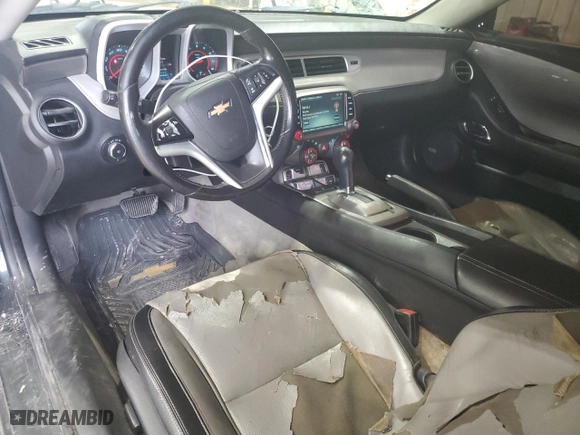 2014 Chevrolet Camaro LT with VIN 2G1FC1E33E9187461, listed as a Copart auction lot 49213125 with 220,505 mi miles and Salvage Title. Bid and sale history available at carsss.com. Image 8.