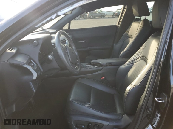 2021 Lexus UX 250h z VIN JTHX9JBH0M2054209, wystawiony jako Copart lot #45482125 z przebiegiem Nie podano mil oraz Szkoda całkowita • Salvage title. Historia ofert i sprzedaży dostępna na DreamBid. Obrazek 7.