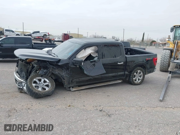 2021 Ford F-150 XL with VIN 1FTFW1E59MFA72823, listed as a IAAI auction lot 41366010 with 66,001 mi miles. Bid and sale history available at carsss.com. Image 14.