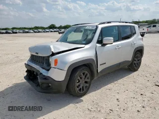2018 Jeep Renegade Latitude with VIN ZACCJABB7JPJ09465, listed as a Copart auction lot 57477605 with 66,371 mi miles and Salvage title. Bid and sale history available at DreamBid. Image 1.
