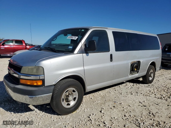 2011 Chevrolet Express Passenger 1LT with VIN 1GAZG1FGXB1161443, listed as a Copart auction lot 83894774 with 167,783 mi miles and Clean Title. Bid and sale history available at carsss.com. Image 1.