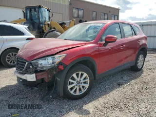 2016 Mazda CX-5 Sport with VIN JM3KE4BY3G0893643, listed as a Copart auction lot 57490515 with 102,521 mi miles and Salvage title. Bid and sale history available at DreamBid. Image 1.