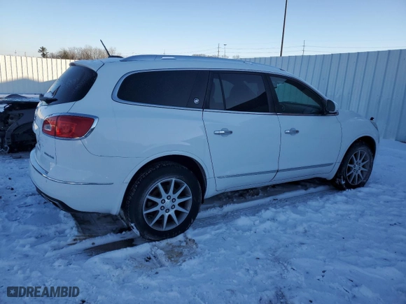 2017 Buick Enclave Leather with VIN 5GAKRBKD2HJ348058, listed as a Copart auction lot 87738385 with 137,692 mi miles and Salvage Title. Bid and sale history available at carsss.com. Image 3.