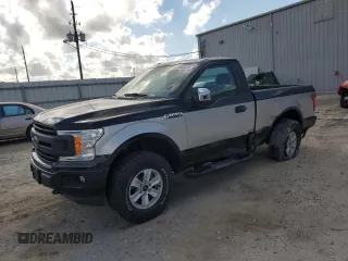 2019 Ford F-150 XL with VIN 1FTMF1E50KKC46578, listed as a Copart auction lot 69568424 with 54,974 mi miles and Salvage title. Bid and sale history available at DreamBid. Image 1.