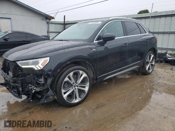 2019 Audi Q3 S line Prestige with VIN WA1FECF37K1081813, listed as a Copart auction lot 73440084 with 41,485 mi miles and Clean Title. Bid and sale history available at carsss.com. Image 1.