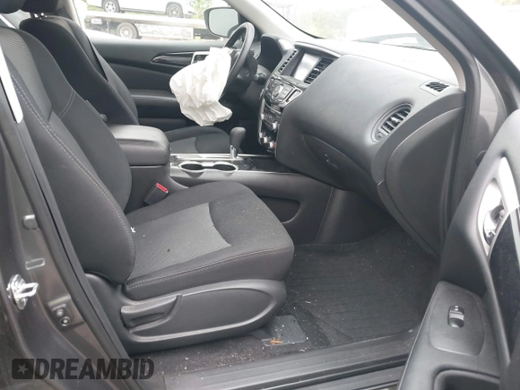 2018 Nissan Pathfinder S with VIN 5N1DR2MN7JC654627, listed as a IAAI auction lot 41942036 with 58,146 mi miles and . Bid and sale history available at DreamBid. Image 5.