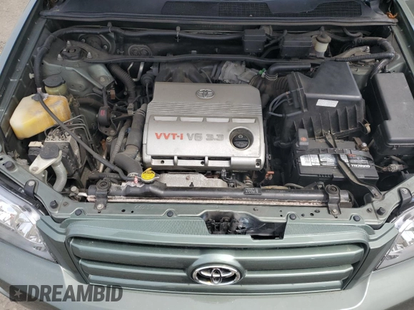 2005 Toyota Highlander with VIN JTEEP21AX50127457, listed as a Copart auction lot 54300585 with 127,497 mi miles and Salvage Title. Bid and sale history available at DreamBid. Image 12.