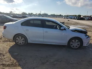 2017 Volkswagen Jetta 1.4T S with VIN 3VW2B7AJXHM249527, listed as a Copart auction lot 86290274 with 0 mi miles and Salvage Title. Bid and sale history available at carsss.com. Image 3.