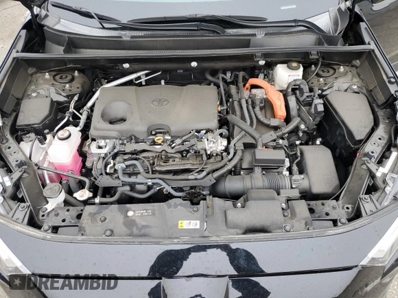 2023 Toyota RAV4 Hybrid XLE with VIN 2T3UWRFV7PW177240, listed as a Copart auction lot 55631115 with 7,655 mi miles and Salvage title. Bid and sale history available at DreamBid. Image 12.