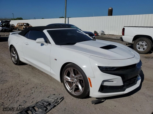 2019 Chevrolet Camaro 2SS with VIN 1G1FH3D74K0129768, listed as a Copart auction lot 58013964 with 52,531 mi miles and Salvage Title. Bid and sale history available at carsss.com. Image 4.