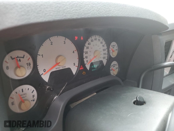 2007 Dodge 2500 Laramie with VIN 3D7KS29C47G727309, listed as a Copart auction lot 47773565 with 268,281 mi miles and Clean Title. Bid and sale history available at DreamBid. Image 9.