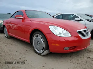 2002 Lexus SC with VIN JTHFN48Y420023585, listed as a Copart auction lot 75037044 with Not Provided miles and Salvage Title. Bid and sale history available at carsss.com. Image 4.