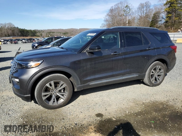 2020 Ford Explorer Platinum with VIN 1FM5K8HC0LGB33667, listed as a Copart auction lot 47372285 with 37,646 mi miles and Salvage Title. Bid and sale history available at carsss.com. Image 1.