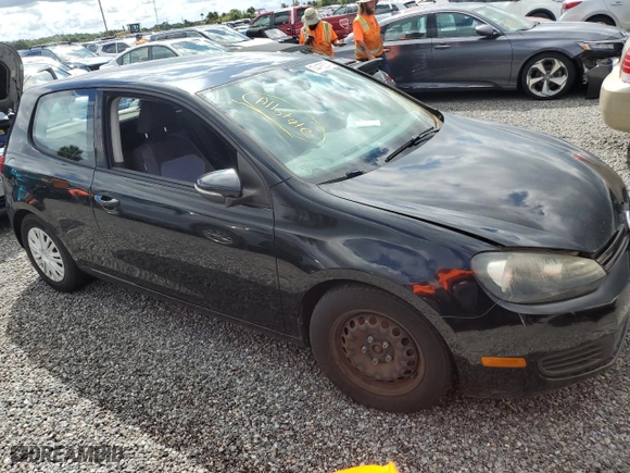 2012 Volkswagen Golf w/Conv & Sunroof with VIN WVWAB7AJ4CW281476, listed as a Copart auction lot 74476374 with 0 mi miles and Salvage Title. Bid and sale history available at carsss.com. Image 4.