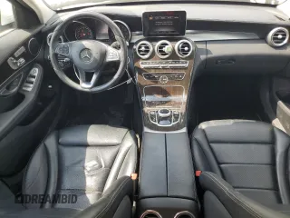 2017 Mercedes-Benz C 300 with VIN 55SWF4KBXHU228730, listed as a Copart auction lot 54656695 with 97,503 mi miles and Salvage title. Bid and sale history available at DreamBid. Image 8.