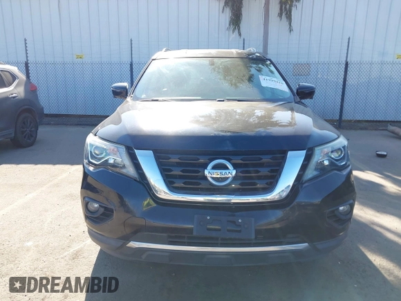 2018 Nissan Pathfinder S with VIN 5N1DR2MN6JC633381, listed as a IAAI auction lot 41999410 with 106,561 mi miles and . Bid and sale history available at DreamBid. Image 12.