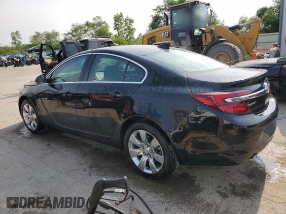 2016 Buick Regal Premium II with VIN 2G4GT5GX0G9193803, listed as a Copart auction lot 60641235 with 69,500 mi miles and Salvage title. Bid and sale history available at DreamBid. Image 2.