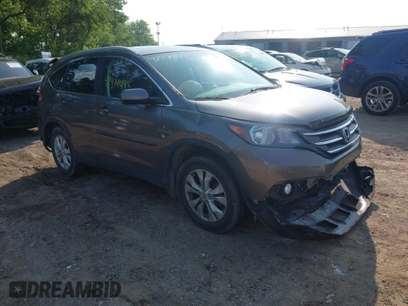 2013 Honda CR-V EX-L with VIN 5J6RM4H77DL077189, listed as a IAAI auction lot 42474493 with 92,410 mi miles and . Bid and sale history available at DreamBid. Image 1.