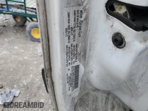 2015 Ram ProMaster City Cargo Tradesman with VIN ZFBERFAT8F6A74379, listed as a Copart auction lot 79880624 with 269,301 mi miles and Clean Title. Bid and sale history available at carsss.com. Image 12.