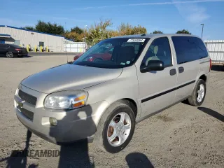 2007 Chevrolet Uplander LS with VIN 1GNDU23167D130980, listed as a Copart auction lot 77634064 with 122,564 mi miles and Clean Title. Bid and sale history available at carsss.com. Image 1.