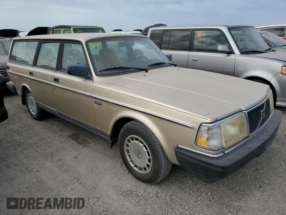 1993 Volvo 240 with VIN YV1AW8808P1945301, listed as a Copart auction lot 76269044 with 121,083 mi miles and Non repairable. Bid and sale history available at DreamBid. Image 4.