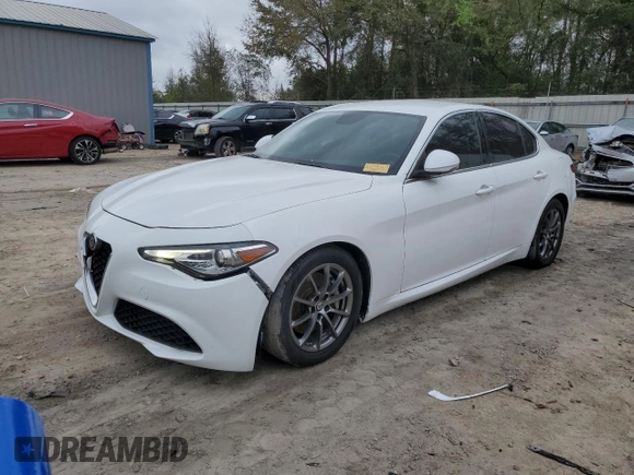 2017 Alfa Romeo Giulia with VIN ZARFAEBN4H7545818, listed as a Copart auction lot 49993395 with 79,889 mi miles and Clean Title. Bid and sale history available at carsss.com. Image 1.