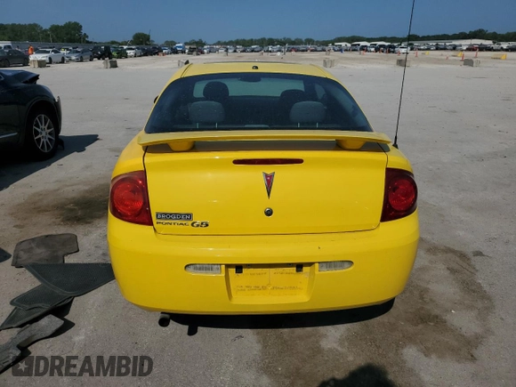 2007 Pontiac G5 with VIN 1G2AL15F277125151, listed as a Copart auction lot 65384144 with Not Provided miles and Salvage Title. Bid and sale history available at DreamBid. Image 6.