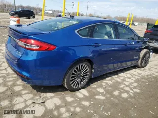 2018 Ford Fusion Hybrid Titanium with VIN 3FA6P0RU8JR120583, listed as a Copart auction lot 51115265 with 91,843 mi miles and Salvage Title. Bid and sale history available at carsss.com. Image 3.