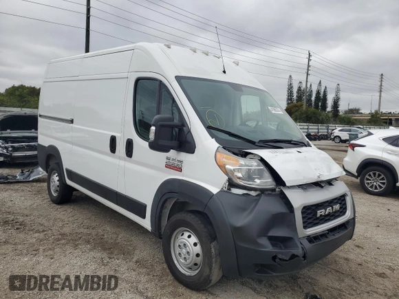 2019 Ram ProMaster Cargo with VIN 3C6TRVCG2KE539424, listed as a Copart auction lot 41985374 with 80,597 mi miles and . Bid and sale history available at DreamBid. Image 4.
