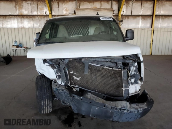 2018 Chevrolet Express Cargo Van with VIN 1GCWGAFP8J1266815, listed as a Copart auction lot 86369234 with 236,594 mi miles and Salvage Title. Bid and sale history available at carsss.com. Image 5.