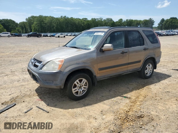 2002 Honda CR-V EX z VIN SHSRD78822U004384, wystawiony jako Copart lot #60641175 z przebiegiem 232 659 mil mil oraz Czysty tytuł • Clean title. Historia ofert i sprzedaży dostępna na DreamBid. Obrazek 1.