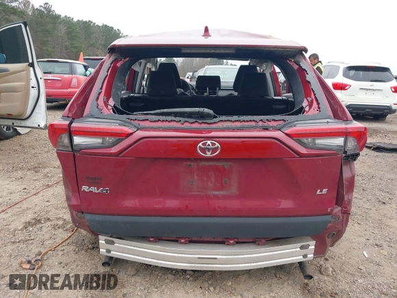 2020 Toyota RAV4 LE with VIN 2T3H1RFV0LC072860, listed as a IAAI auction lot 41784606 with 129,532 mi miles. Bid and sale history available at carsss.com. Image 17.
