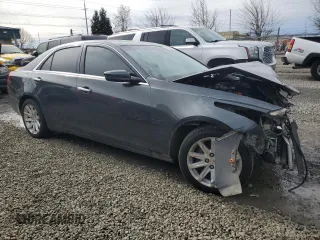 2014 Cadillac CTS Luxury RWD with VIN 1G6AR5SX1E0166474, listed as a Copart auction lot 49721625 with 112,390 mi miles and Salvage Title. Bid and sale history available at carsss.com. Image 4.