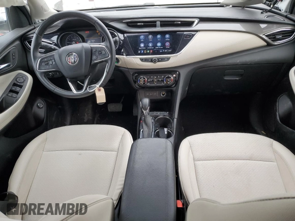 2023 Buick Encore GX Select with VIN KL4MMDS21PB009522, listed as a Copart auction lot 45412475 with 29,155 mi miles and Salvage title. Bid and sale history available at DreamBid. Image 8.