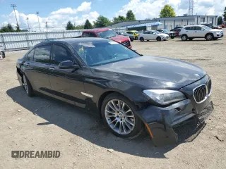 2015 BMW 7 Series 740Li xDrive with VIN WBAYF4C53FGS99173, listed as a Copart auction lot 64185443 with 80,230 mi miles. Bid and sale history available at carsss.com. Image 4.