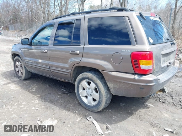 2001 Jeep Grand Cherokee Limited with VIN 1J4GW58N71C587088, listed as a IAAI auction lot 41973901 with 207,075 mi miles. Bid and sale history available at carsss.com. Image 3.