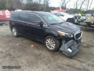 2016 Kia Sedona EX with VIN KNDMC5C13G6127780, listed as a IAAI auction lot 41528051 with 139,713 mi miles. Bid and sale history available at carsss.com. Image 1.