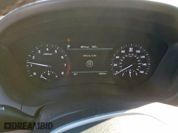 2018 Genesis G80 Sport with VIN KMHGN4JB5JU219162, listed as a Copart auction lot 46816185 with 58,056 mi miles and Salvage Title. Bid and sale history available at DreamBid. Image 9.