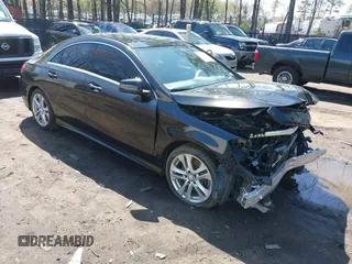 2018 Mercedes-Benz CLA 250 with VIN WDDSJ4GB9JN694346, listed as a IAAI auction lot 41924367 with 53,638 mi miles and . Bid and sale history available at DreamBid. Image 1.