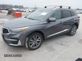 2021 Acura RDX w/Technology Package with VIN 5J8TC2H51ML004970, listed as a IAAI auction lot 41564708 with 48,589 mi miles. Bid and sale history available at carsss.com. Image 2.