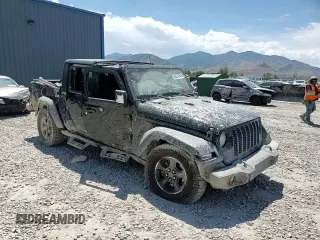 2020 Jeep Gladiator Sport S с VIN 1C6HJTAG1LL158662, выставлен на аукционе Copart как лот 60074745 с пробегом 46 837 миль миль и Списание • Salvage title. История ставок и продаж доступна на DreamBid. Изображение 13.