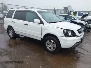 2005 Honda Pilot EX-L z VIN 5FNYF18595B052324, wystawiony jako IAAI lot #42366327 z przebiegiem 153 121 mil mil oraz . Historia ofert i sprzedaży dostępna na DreamBid. Obrazek 1.