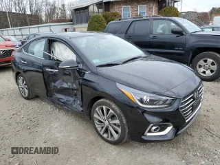 2019 Hyundai Accent Limited with VIN 3KPC34A35KE073086, listed as a Copart auction lot 46021413 with 2,391 mi miles. Bid and sale history available at carsss.com. Image 4.