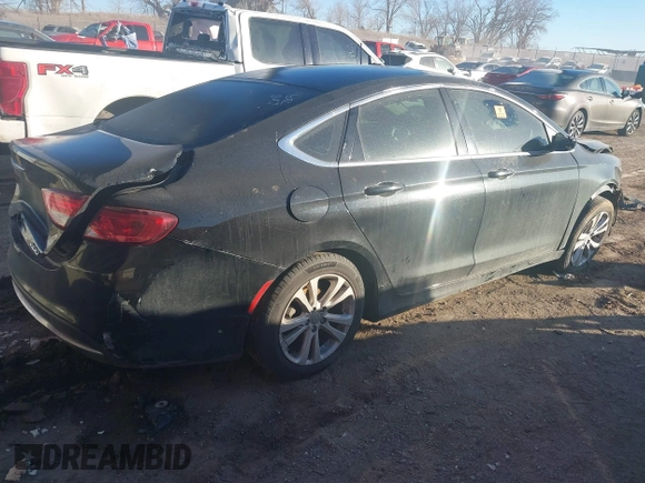 2016 Chrysler 200 Limited with VIN 1C3CCCAB6GN133076, listed as a IAAI auction lot 41369603 with 72,566 mi miles. Bid and sale history available at carsss.com. Image 4.
