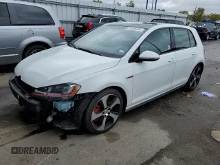 2017 Volkswagen Golf GTI S with VIN 3VW447AU7HM074456, listed as a Copart auction lot 50456693 with 48,273 mi miles. Bid and sale history available at carsss.com. Image 1.