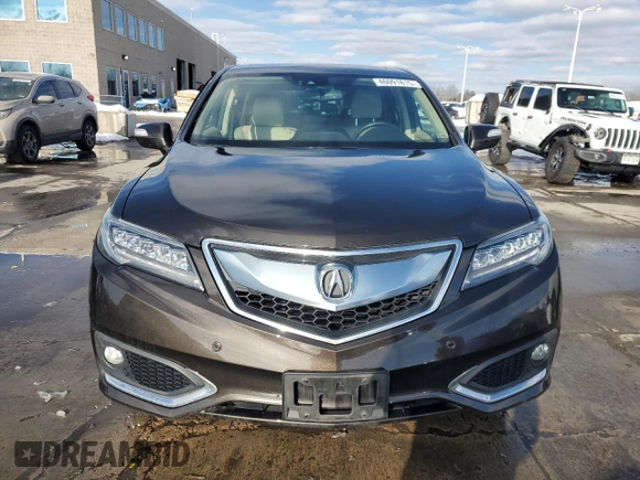 2016 Acura RDX Advance Pkg with VIN 5J8TB4H73GL025484, listed as a Copart auction lot 46091815 with 69,557 mi miles and Salvage Title. Bid and sale history available at carsss.com. Image 5.